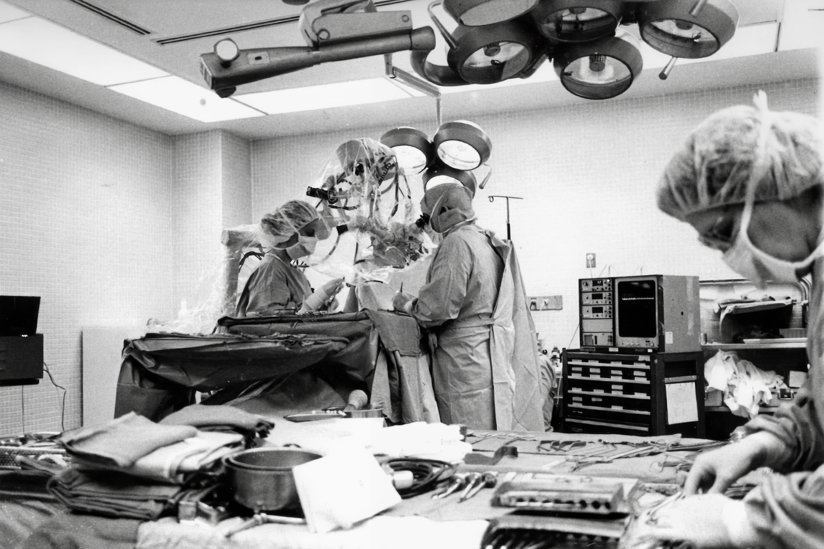 An early Our Lady of Lourdes operating room