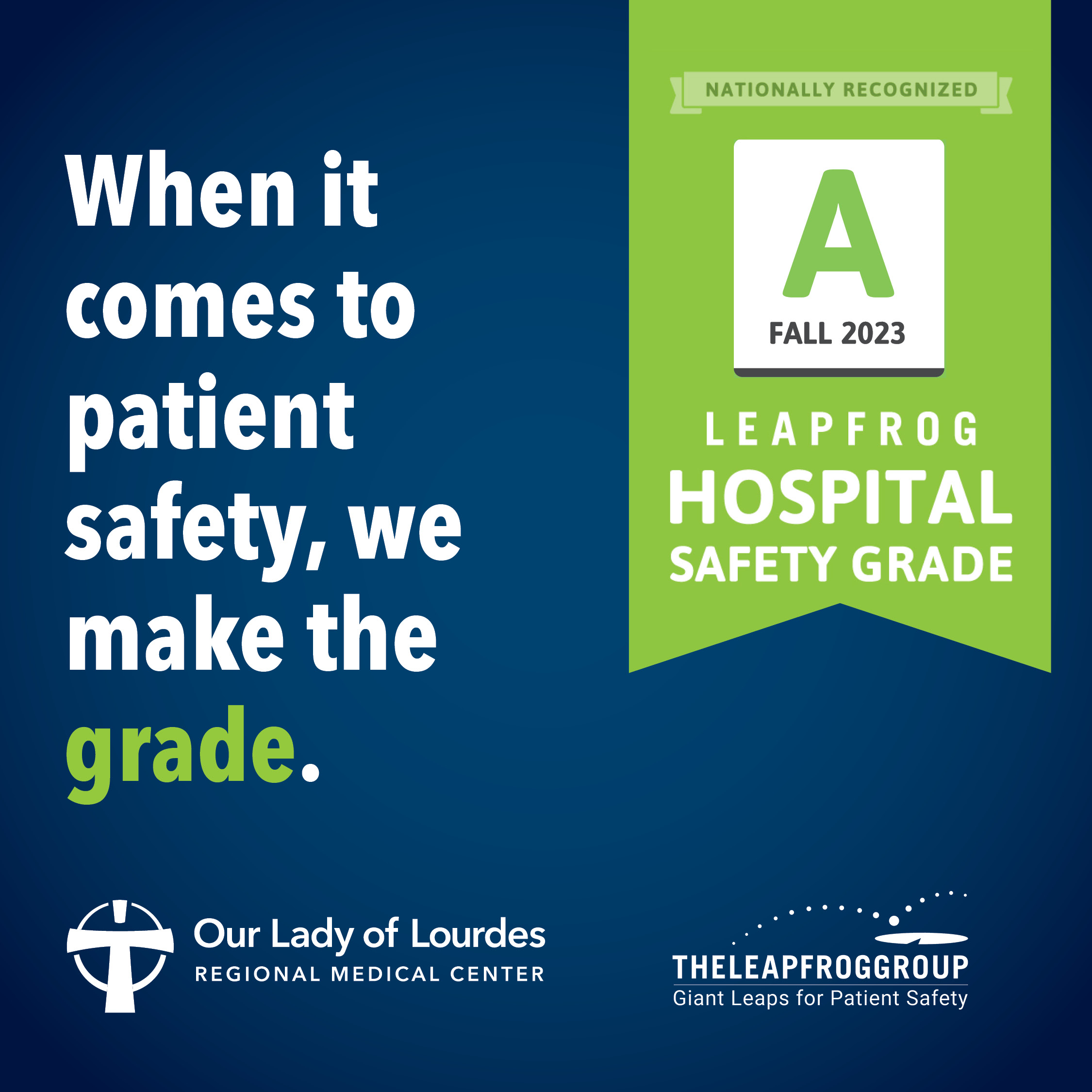 Our Lady Of Lourdes Earns An A Hospital Safety Grade Again From The ...